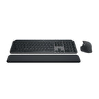 Logitech MX Keys S Combo - Performance Wireless Keyboard and Mouse with Palm Rest, Customizable Illumination, Fast Scrolling, Bluetooth, USB C, for Windows, Linux, Chrome, Mac