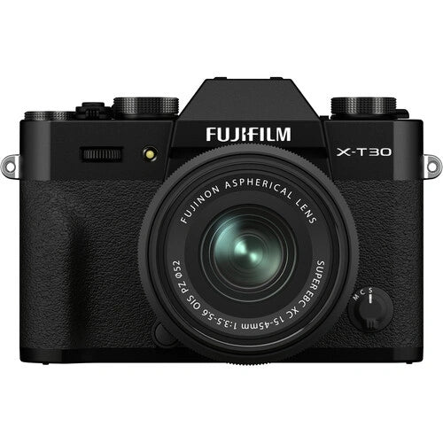 Fujifilm X-T30 II Mirrorless Digital Camera with XC 15-45mm Lens - Black