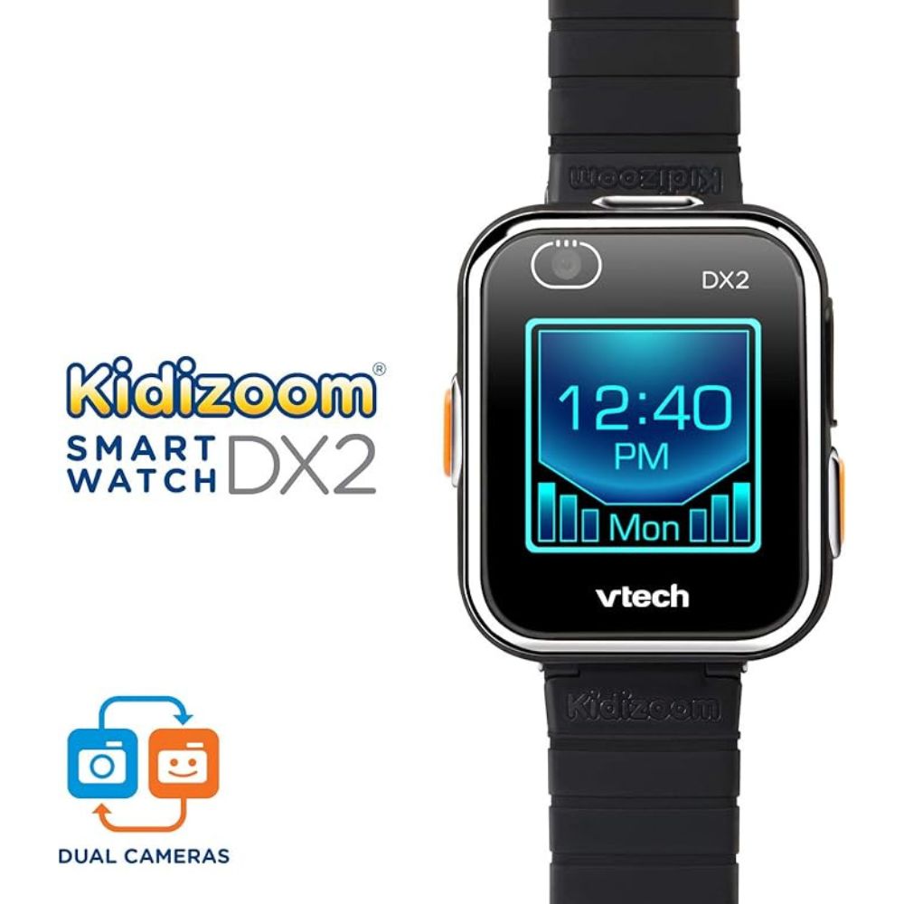 VTech Kidizoom Smartwatch DX2 - Black - Kids Wearable Watch - Pristine - Refurbished