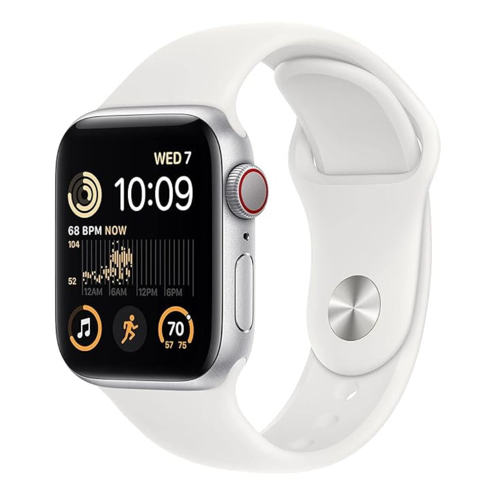 Apple Watch SE 2nd Gen 44mm Starlight Aluminum Case & Sport Band (GPS + Cellular) APPLE