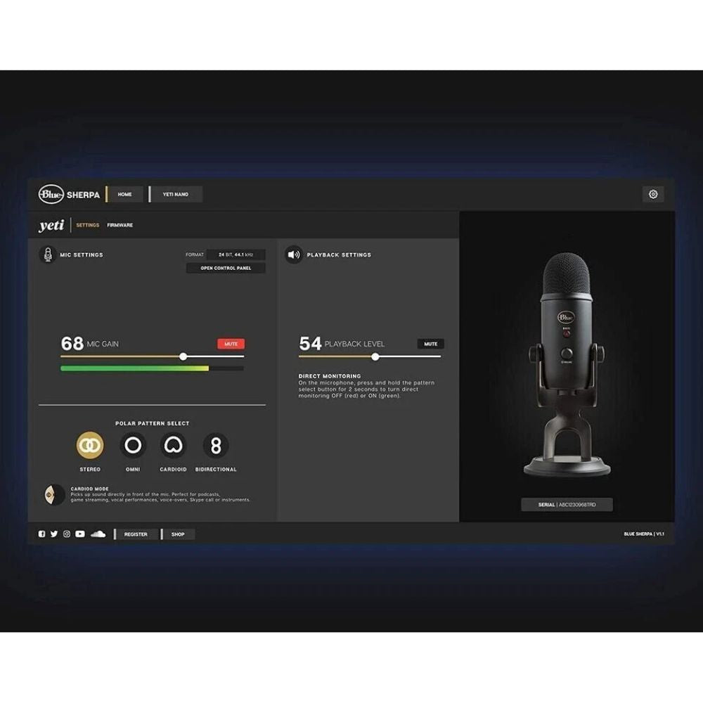 Logitech Blue Yeticaster – Complete Blue Yeti Mic Kit for Streaming & Recording, Black (Copy) Logitech