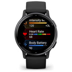 Garmin vívoactive 5, Health and Fitness GPS Smartwatch, AMOLED Display, Up to 11 Days of Battery, Black