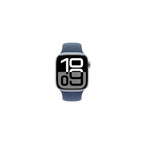 Apple Watch Series 10 GPS + Cellular 42mm Silver Aluminium Case with Denim Sport Band - AU Version