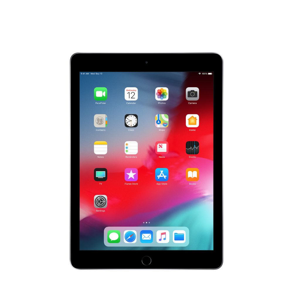 Apple iPad 6th Generation - Wi-Fi + Cellular, 32GB, Space Gray - Pristine Refurbished Apple