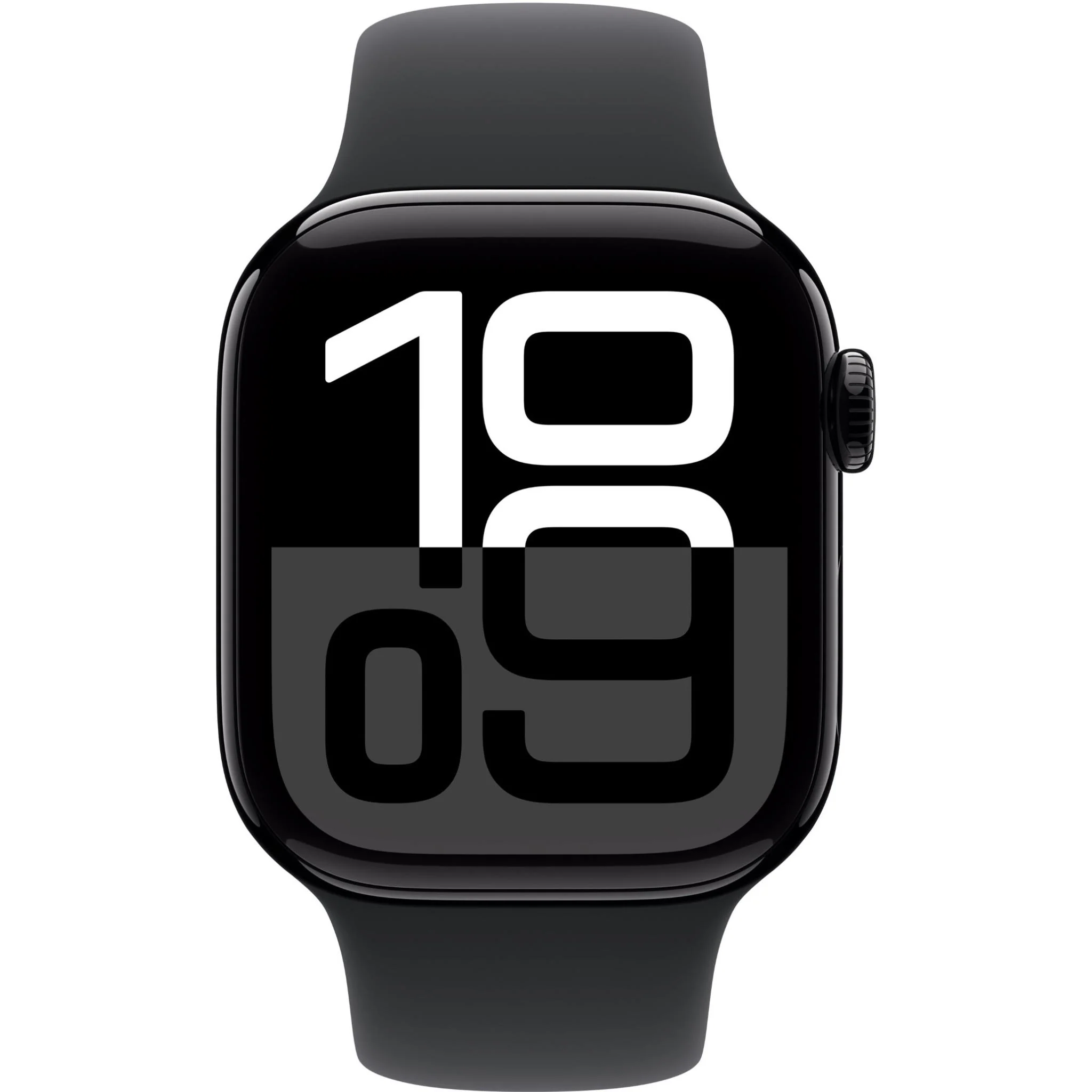 Apple Watch Series 10 42mm Jet Black Aluminium Case GPS + Cellular Sport Band - Black - Good - Refurbished (AU Version) Apple