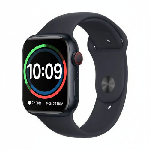 Apple Watch Series 9 45MM GPS + Cellular - Aluminum Case Midnight Sport band - Acceptable - Refurbished Apple