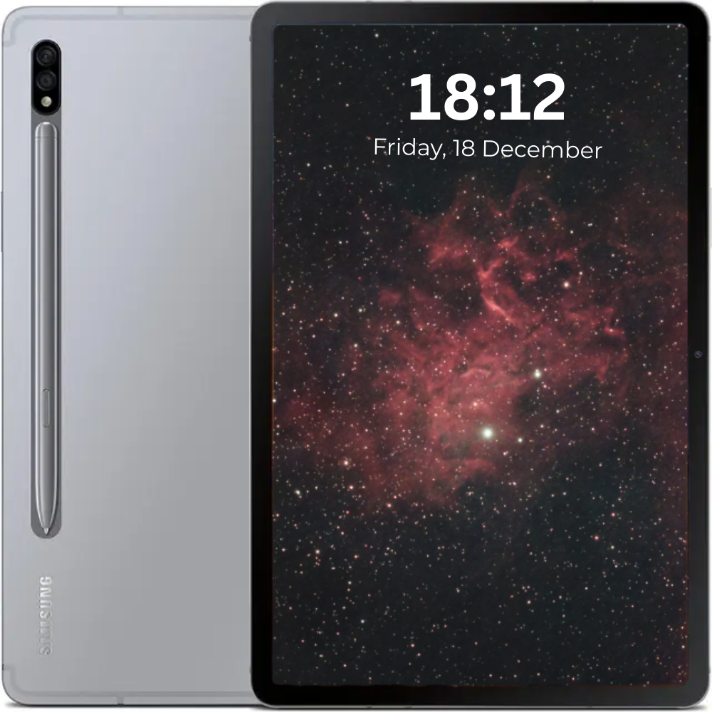Samsung Galaxy Tab S7 11-Inch Tablet – 128GB Wi-Fi – Silver - S Pen Included, Android Tablet, Dolby Atmos Sound - Pristine Refurbished