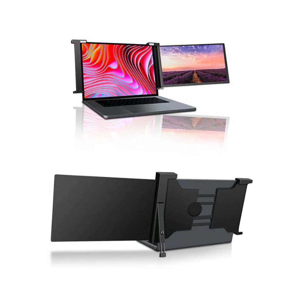 Trion 11.6" Laptop Monitor Extender 1080P IPS FHD Portable Laptop Dual Screen Extender - Black