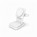 SPROUT Qi2 Magnetic 3-in-1 Wireless Charger – White - Fast Charging Stand for iPhone, Apple Watch & AirPods - Pristine - Refurbished SPROUT