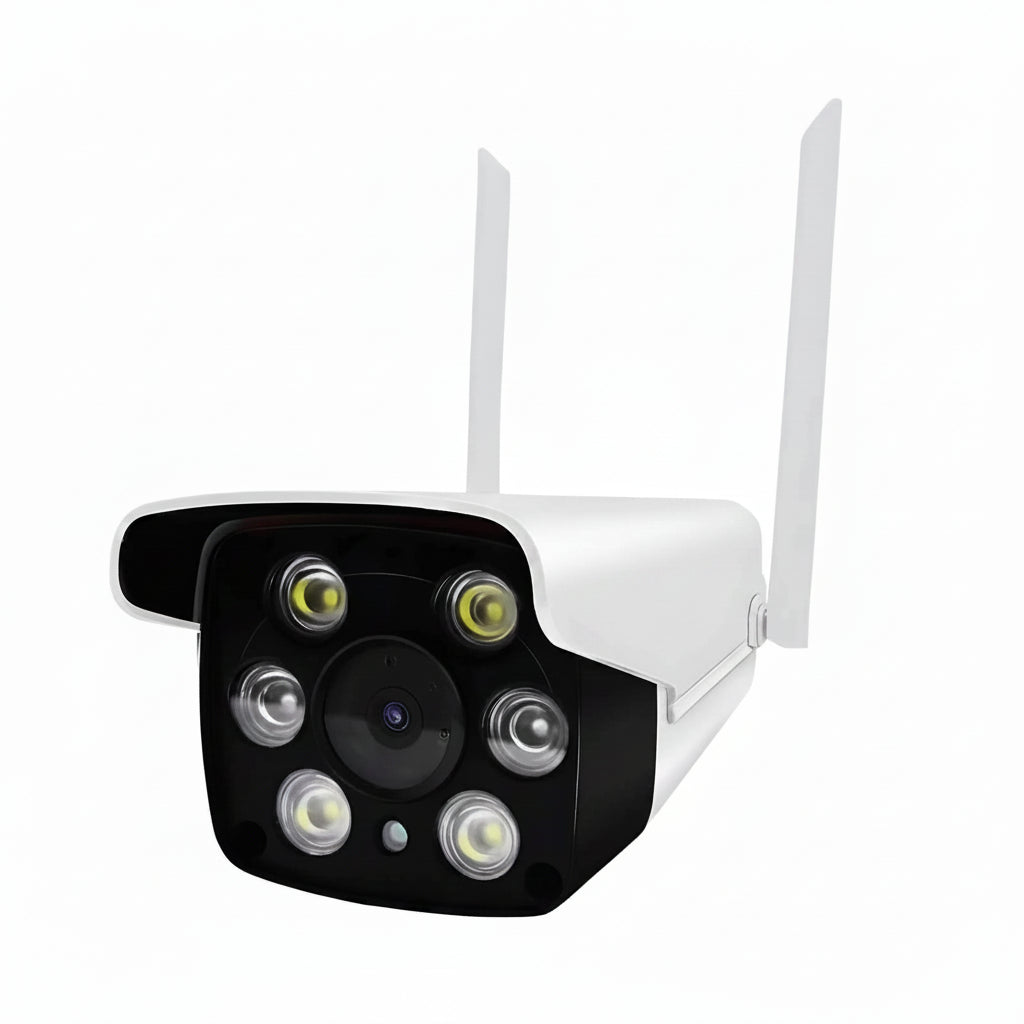 Dual Lens Outdoor PTZ WiFi Security Camera 1080P/4MP Auto Tracking Night Vision IP66 Waterproof