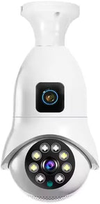 V380 Pro 4MP Waterproof IP Camera Dual Lens E27 New Bulb Full Color Night Vision Two Way Audio Outdoor Security Camera - Pristine - Refurbished Tristar