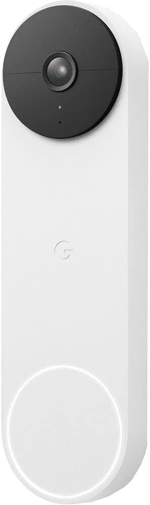 Google Nest Doorbell (Battery) - Wireless Smart Video Doorbell with Motion Detection & HD Video