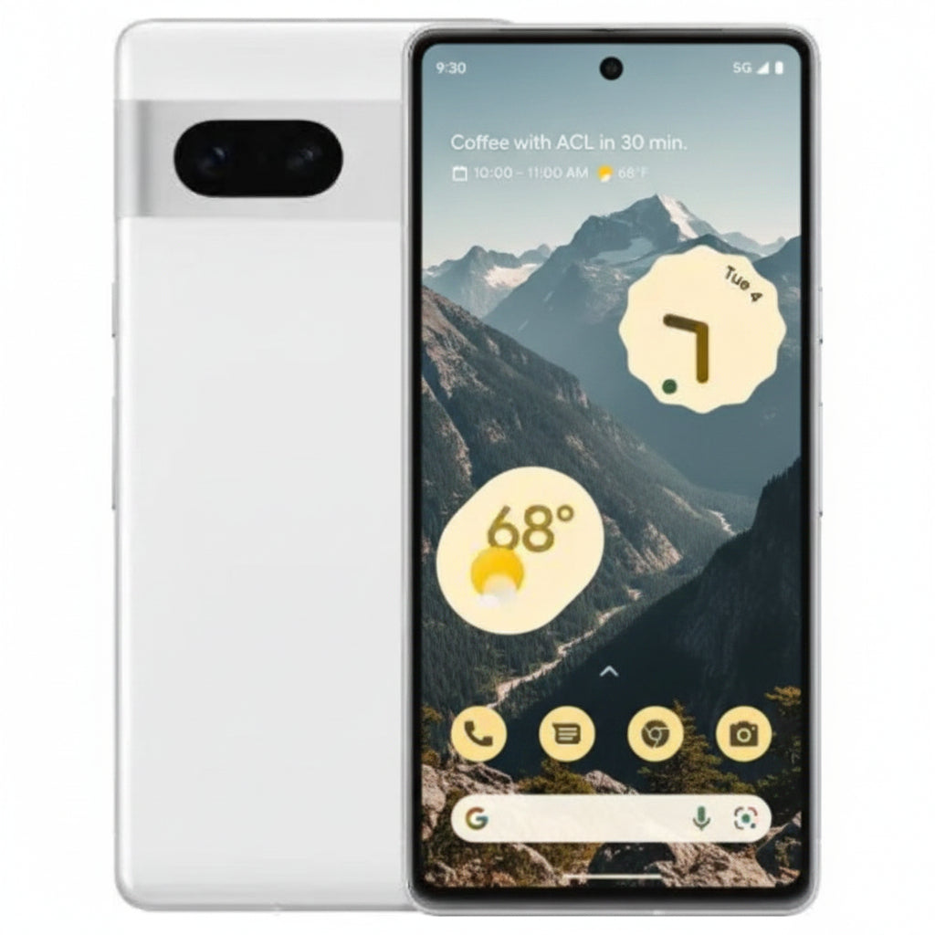Google Pixel 7 5G – All Colours: Obsidian, Snow, Lemongrass (128GB/256GB) - Acceptable - Refurbished Google
