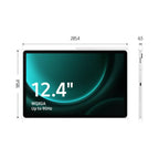 Samsung Galaxy Tab S9 FE+ Plus Wi-Fi Tablet – 128GB, Lavender - Pristine - Refurbished Samsung