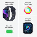 Apple Watch SE 2nd Gen (2022) 40MM GPS + Cellular - Aluminum Case Midnight