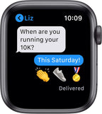 Apple Watch Series 6, GPS 44mm Space Grey Aluminium Case with Sport Band-AU-Version (Refurbished Grade-A)