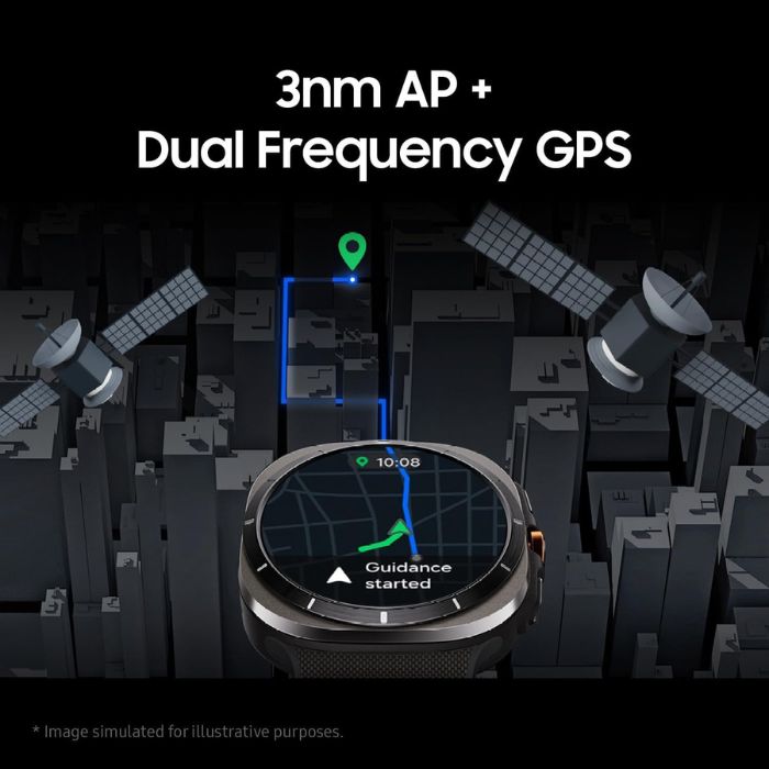 Samsung Galaxy Watch Ultra LTE 47mm – Titanium White with White Marine Band - Pristine - Refurbished Samsung