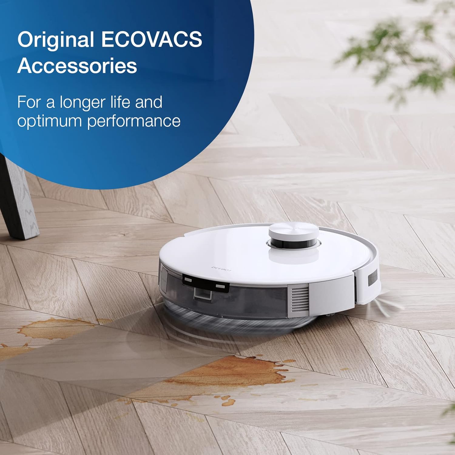 ECOVACS Accessory Pack (Replacement Brushes and Filters) White for Deebot T10 Omni/X1 Omni