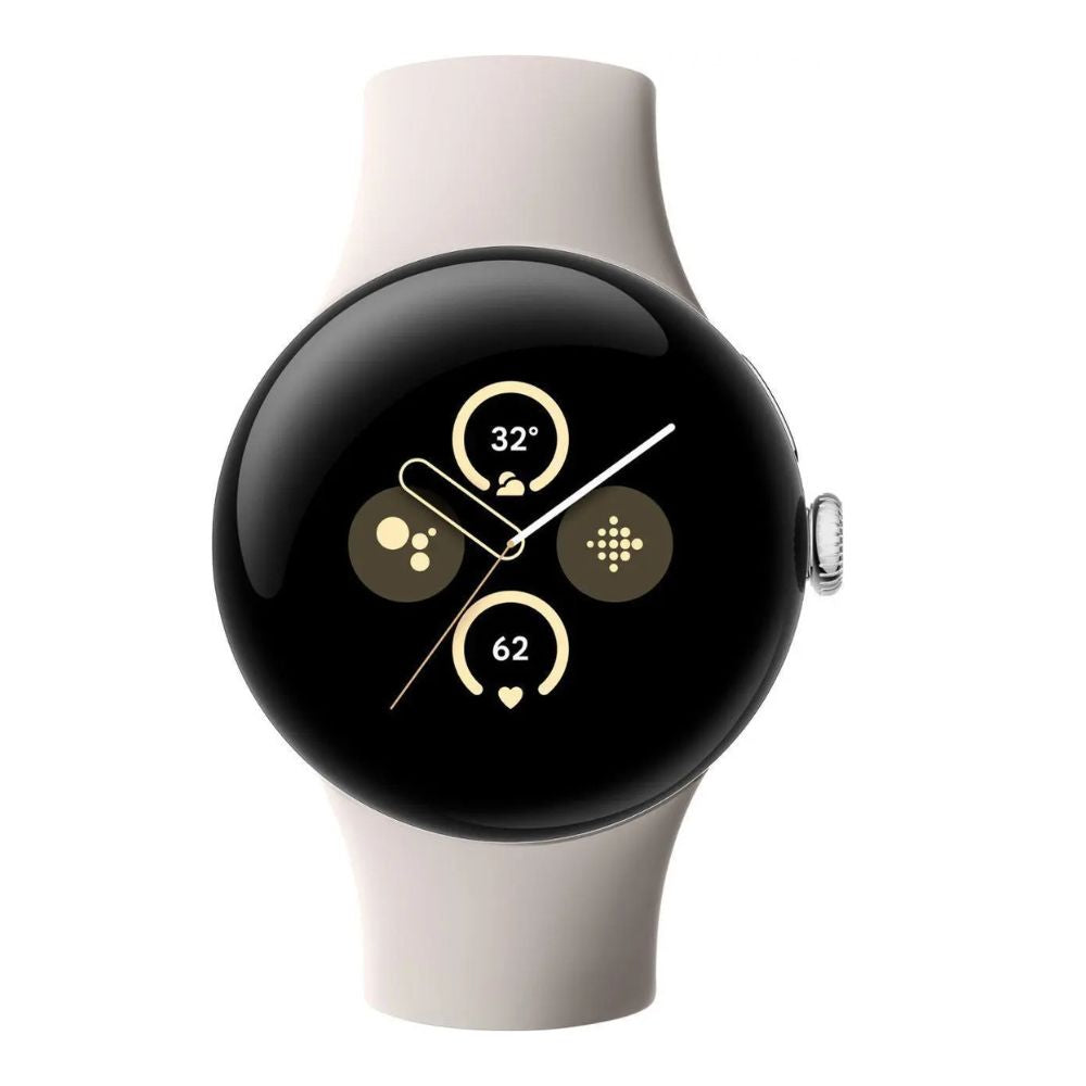 Google Pixel Watch 2 LTE - Obsidian, Champagne/ Gold/ Polished Silver Google