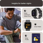 Fitbit Sense Smartwatch Graphite GPS, ECG & SpO₂ - Pristine - Refurbished Fitbit