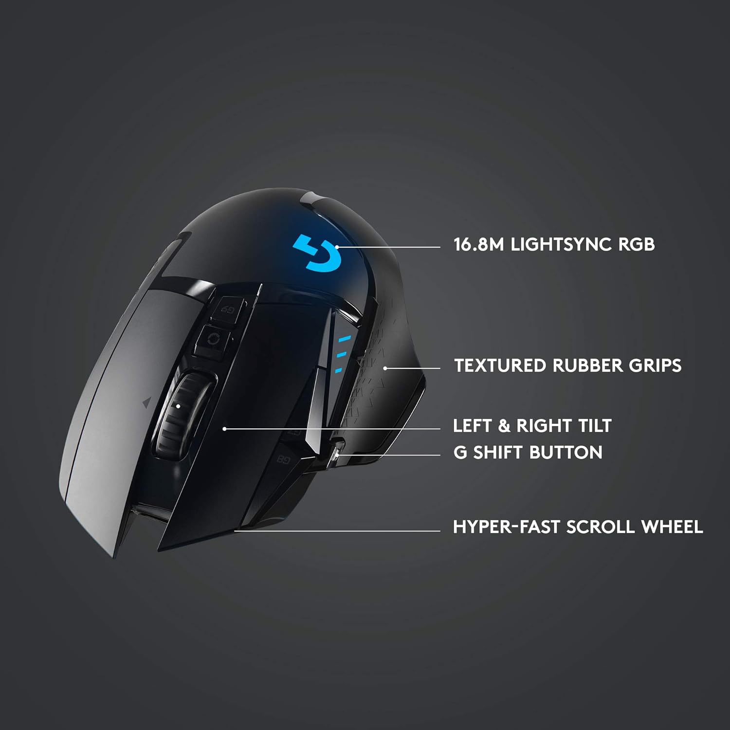 Logitech G502 Lightspeed Wireless Gaming Mouse with Hero 25K Sensor