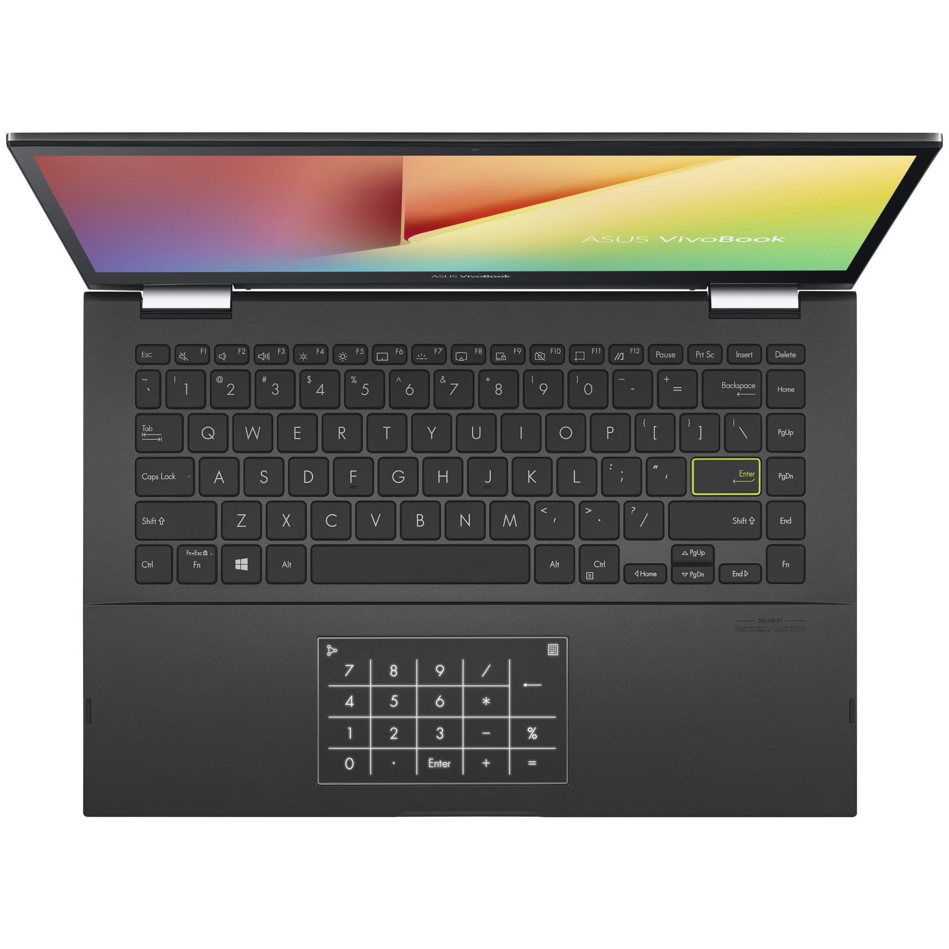 Asus VivoBook Flip 14 TP470EA 2-in-1 Laptop-512GB Intel i5 Black ( Open Never Used )