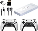 Retro Game Console, 64GB Storage, 30000 Games, 52 Simulators, 2.4G Wireless Controller, 4K Support