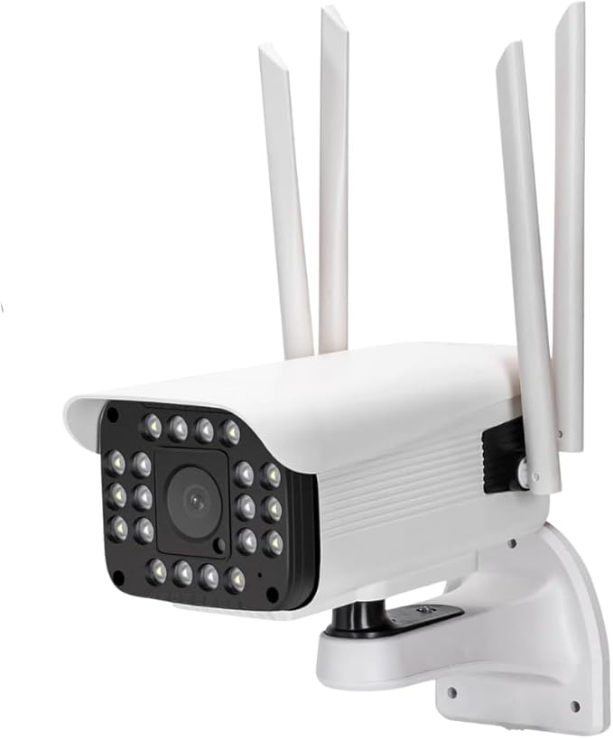 1080P WiFi Security Camera – Outdoor/Indoor PTZ Bullet Camera with Dual Antennas, Night Vision, Motion Detection, IP66 Waterproof