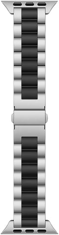 Metal Strap 3-Bead Premium Compatible Band for Apple Watch Series