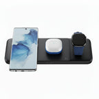 Samsung Wireless Charger Trio 3-in-1 9W Fast Wireless Charging Pad - Black - Pristine - Refurbished Samsung