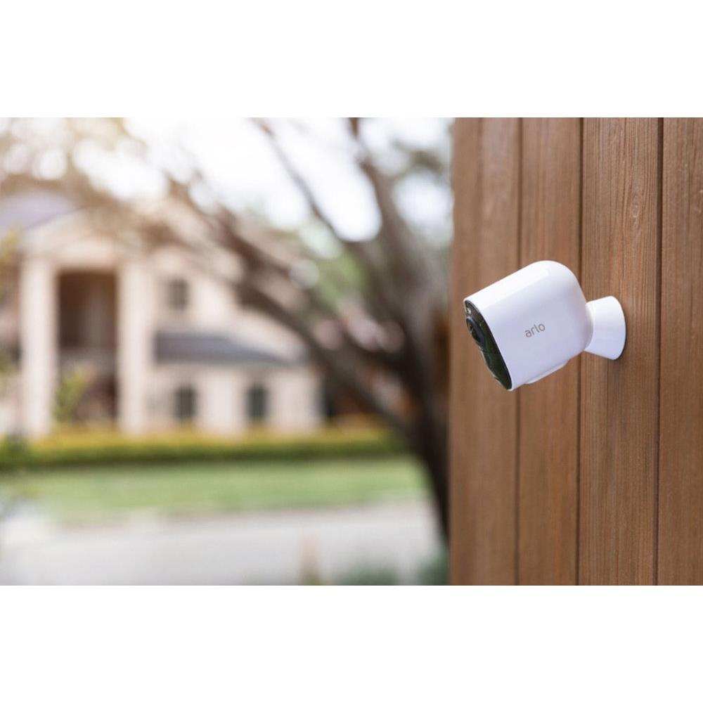 Arlo Ultra 2 4K UHD Wire-Free Security Spotlight Camera System – 3 Cameras & Smart Hub