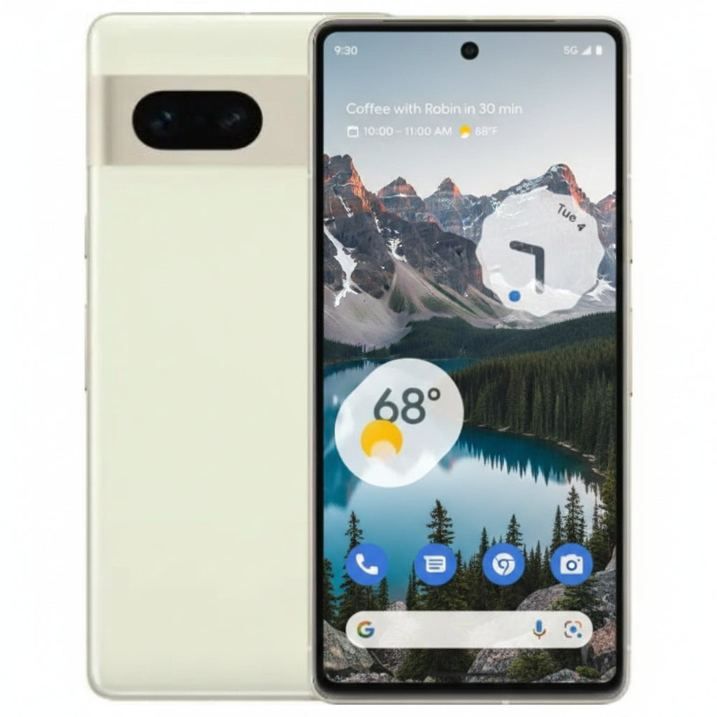 Google Pixel 7 5G – All Colours: Obsidian, Snow, Lemongrass (128GB/256GB) - Acceptable - Refurbished (Copy) Google