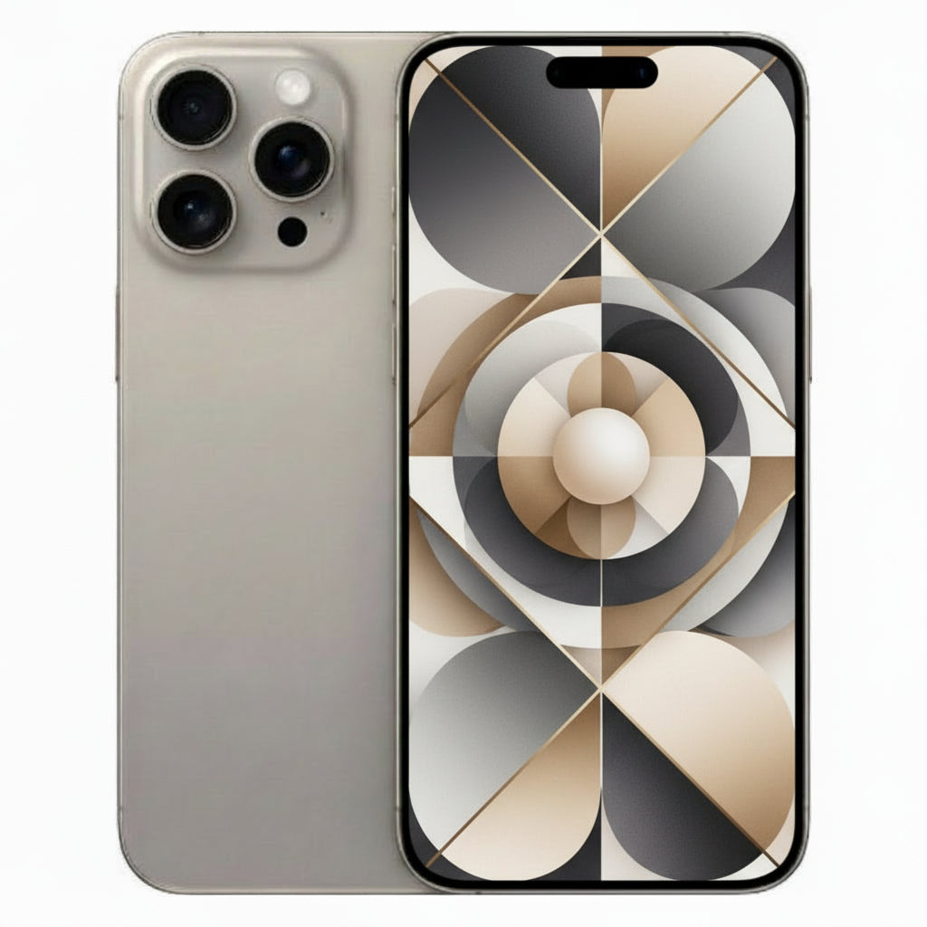 Apple iPhone 15 Pro - 128GB, 256GB, 512GB, 1TB - Black, White, Blue, Natural Titanium - Pristine - Refurbished Apple