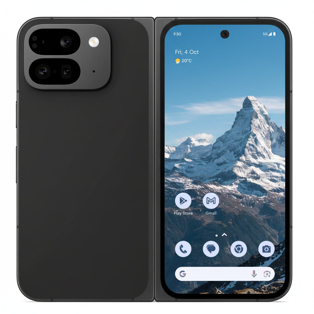Google Pixel 9 Pro Fold 5G 256- 512GB , Obsidian , Porcelain - Acceptable - Refurbished Google