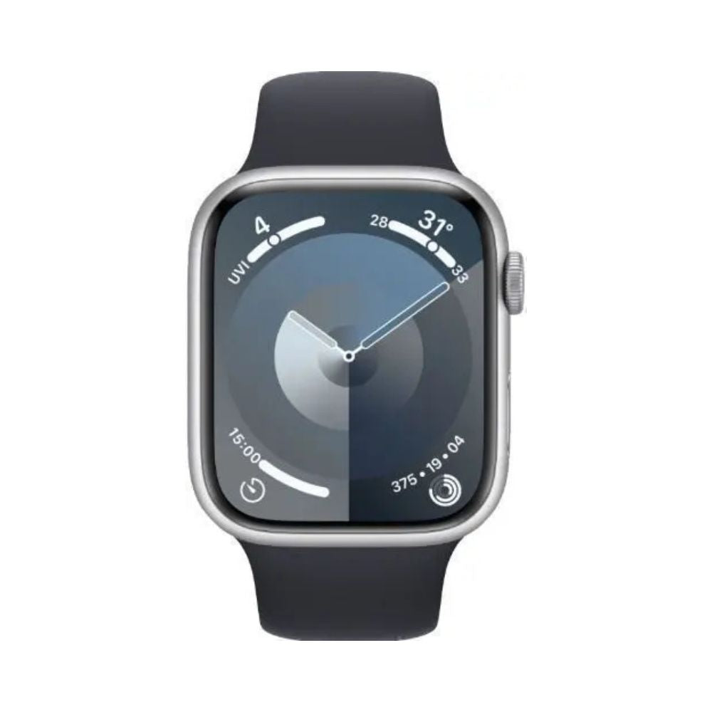 Apple Watch Series 9 41mm, 45mm GPS + Cellular Aluminium Case - Starlight, Silver, Midnight, Red, Pink, Graphite, Gold with Generic Band Smartwatch apple