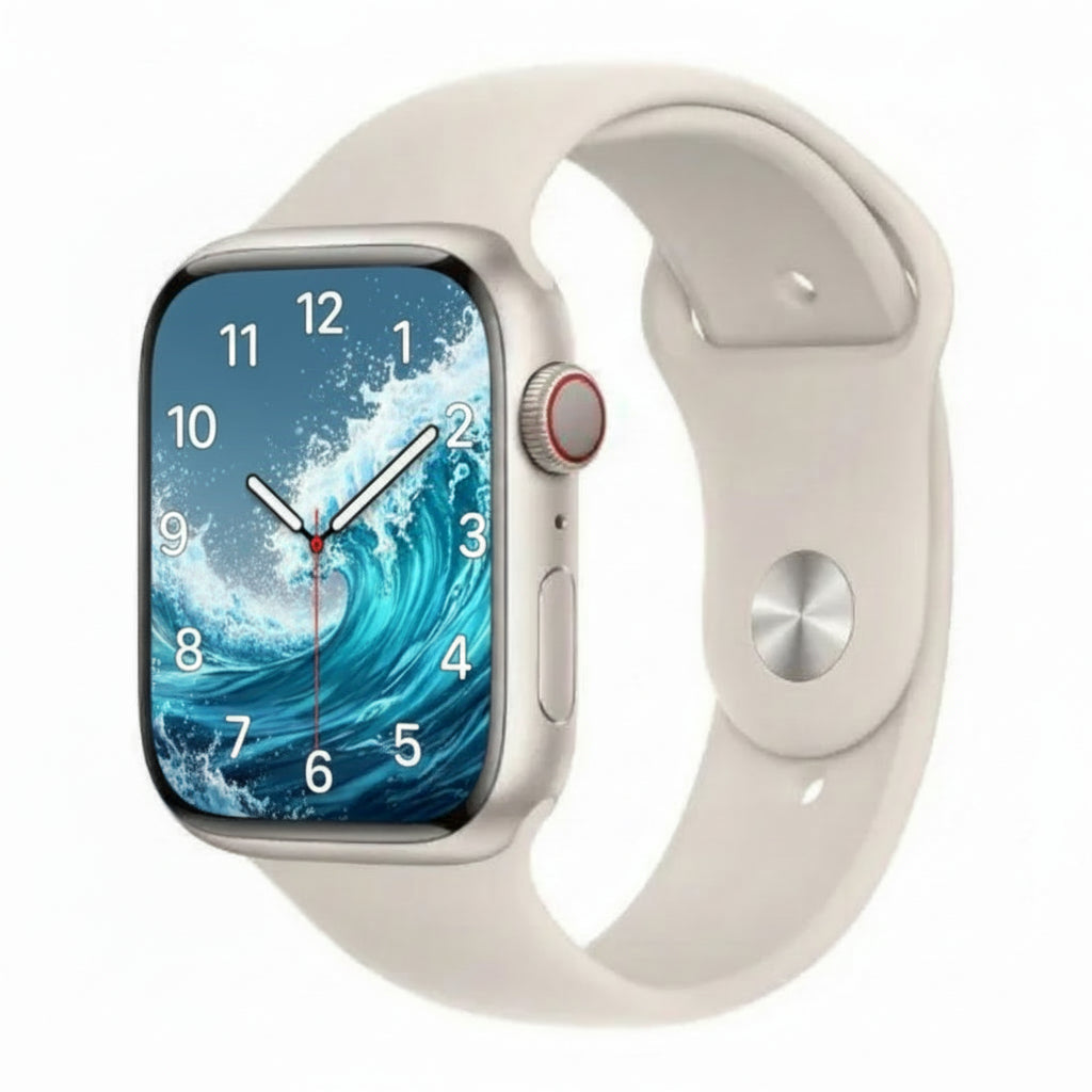 Apple Watch Series 8 45mm - (Cellular + GPS) - Starlight - Pristine - Refurbished Apple