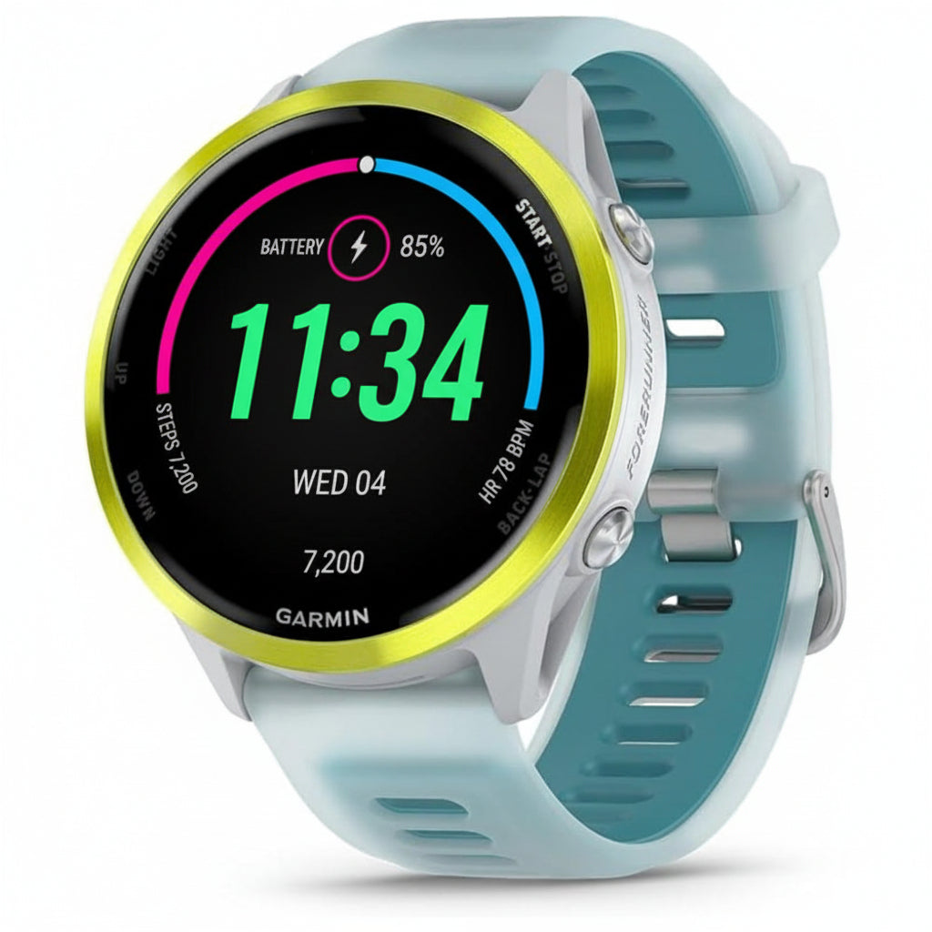 Garmin Forerunner 570 GPS Running Watch - Cloud Blue, Raspberry, Slate Gray, AMP Yellow, Indigo, slate grey black