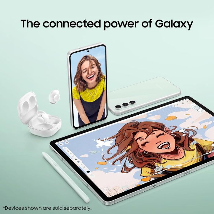 Samsung Galaxy Tab S9 FE+ Wi-Fi – 8GB RAM, 128GB, Gray (Model: X610) Samsung
