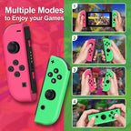 Nintendo Joy Cons for Switch Controllers - Green & Pink - Pristine - Refurbished