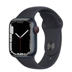 Apple Watch Series 7 GPS 41mm GPS - Midnight Aluminum Case with Black Sport Band - Pristine - Refurbished