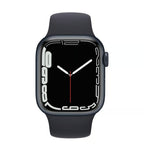 Apple Watch Series 7 GPS 41mm GPS - Midnight Aluminum Case with Black Sport Band - Pristine - Refurbished
