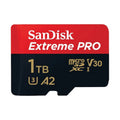 SanDisk Extreme Pro 1TB MicroSDXC UHS-I Memory Card with SD Adapter - 200MB/s A2 V30 4K UHD