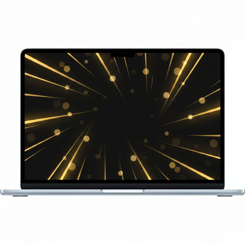 Apple MacBook Air 15-inch (2022) M2 10-core GPU - 8GB 16GB 24GB RAM - 256GB 512GB 1TB 2TB SSD - Midnight, Starlight, Silver, Space Grey - Acceptable - Refurbished APPLE