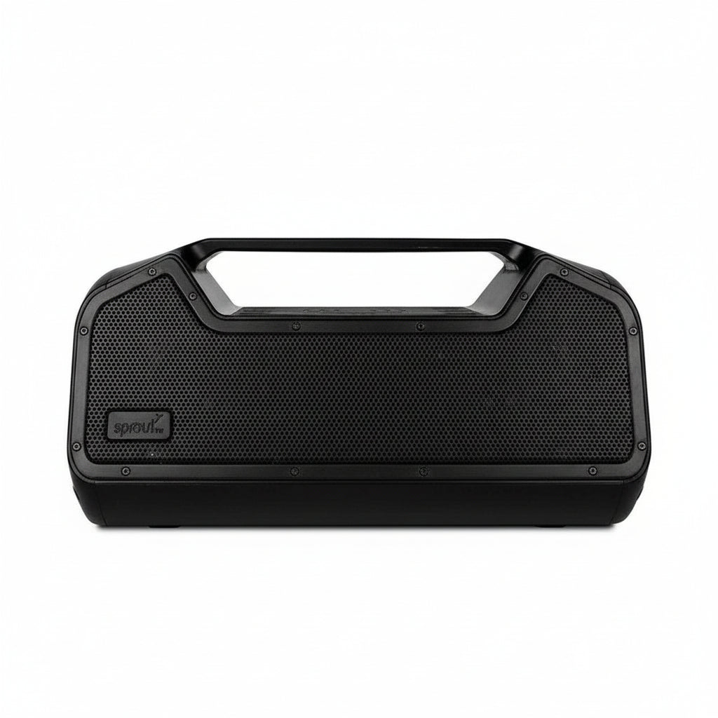 Sprout Nomad Alpha Bluetooth Speaker - Black - Portable Wireless Audio with Rugged Design - Excellent - Refurbished