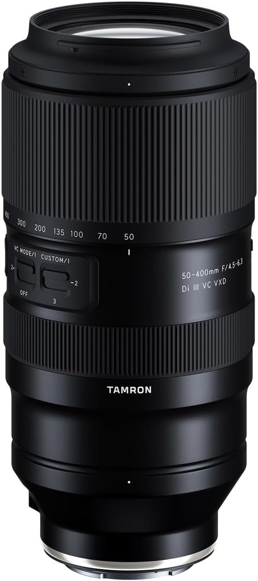 Tamron 50-400mm F/4.5-6.3 Di III VC VXD Lens (A067) (Sony E)
