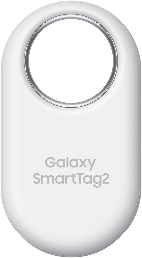 Samsung Galaxy SmartTag2 Bluetooth Tracker – Compass View, AR Find, Lost Mode – White Samsung
