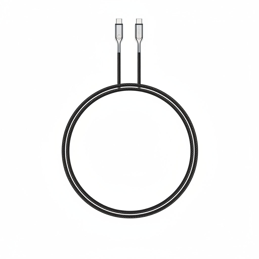 Cygnett USB-C to USB-C Cable Armoured Black- Pristine- Refurbished Cygnett