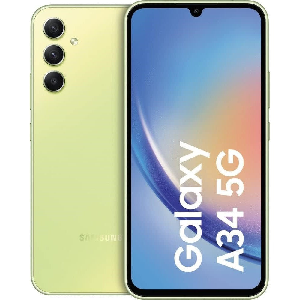 Samsung Galaxy A34 5G - 6GB/128GB - Awesome Lime  Pristine - Refurbished - AU Version (Copy) Samsung