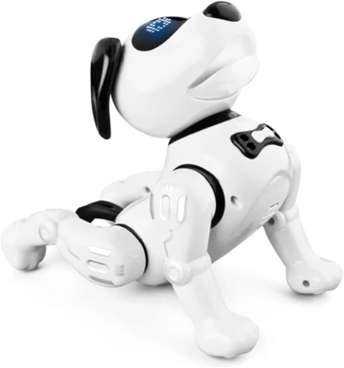 Remote Control Stunt Puppy Robot Dog Kids Toys – White & Black – Brand New Tristar Online