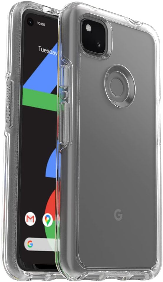 OtterBox Symmetry Series Clear Case - Shockproof & Drop-Proof Protective Cover for Google Pixel 4a